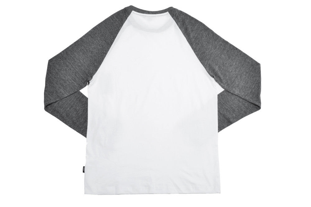 Gents White & Grey Raglan