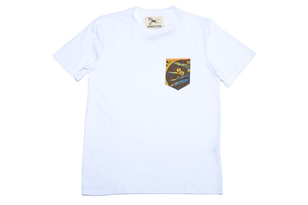 Gucci Diamond Print Pocket Tee by Shred & Sew