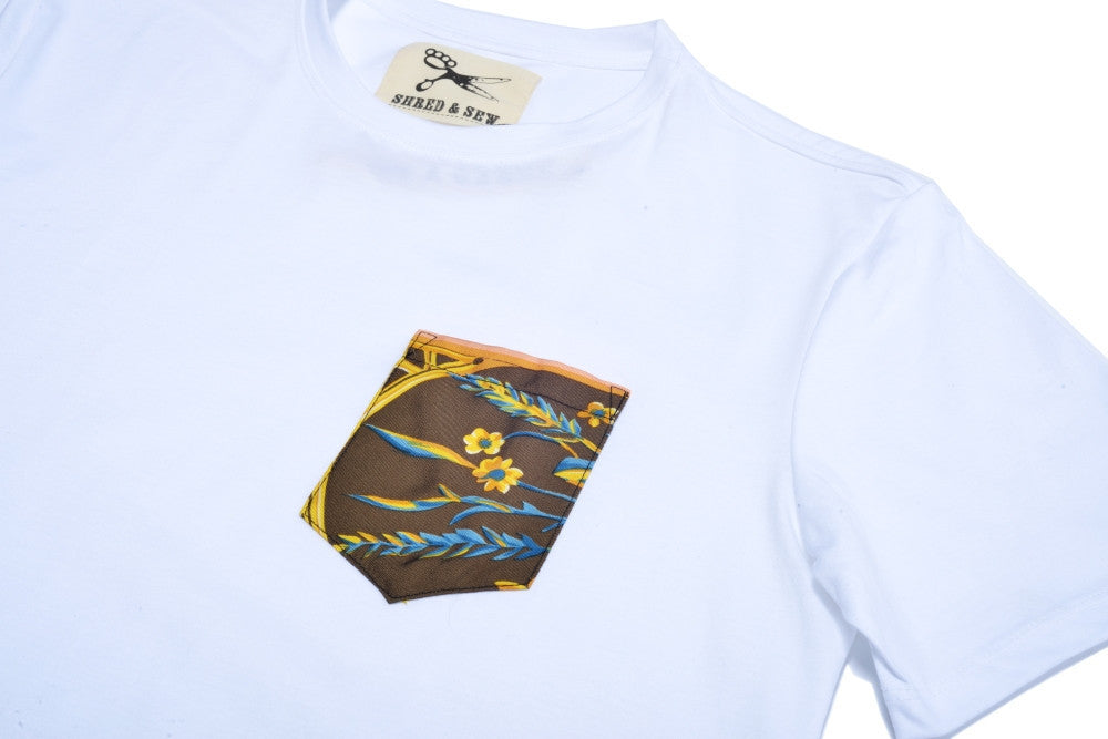 Gucci Diamond Print Pocket Tee by Shred & Sew