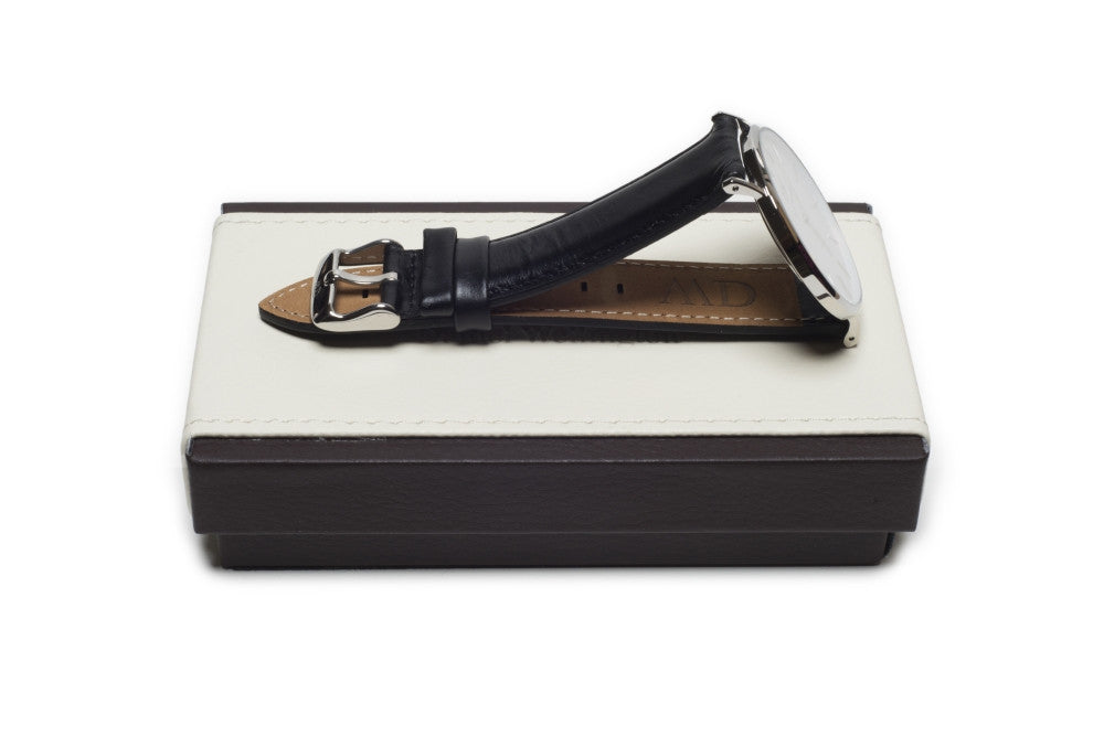 Daniel Wellington Silver and Black Watch