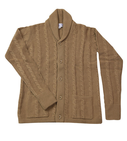 Sterling Scott Beige Cashmere Cardigan