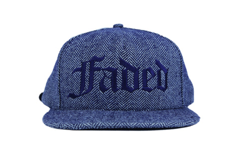 Faded Herringbone Strapback