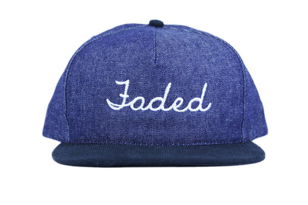 Faded Denim Strapback