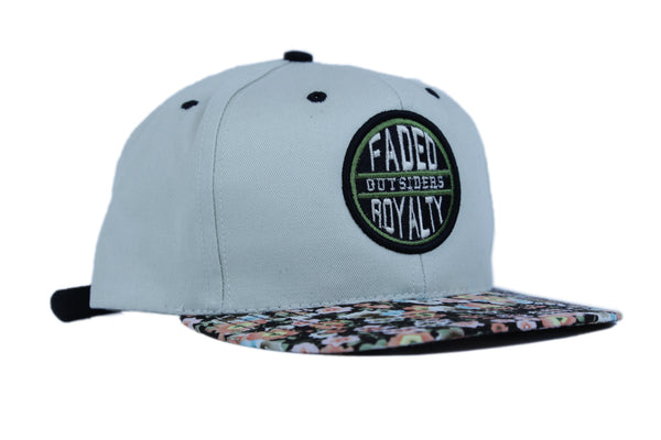 Faded "Outsiders" Floral Strapback